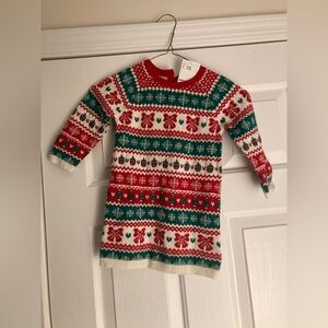NWT H&M Kids Christmas Sweater Red Cotton 12-18M Soft Warm